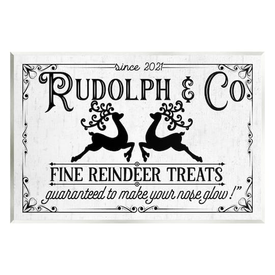 Stupell Industries Rudolph & Co Vintage Sign Wall Plaque Art